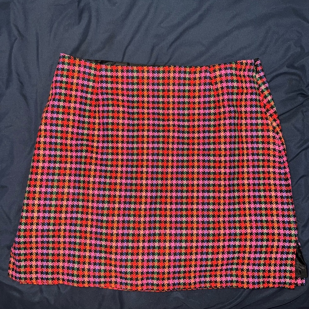 Boston Proper rainbow pinwheel skirt - 10